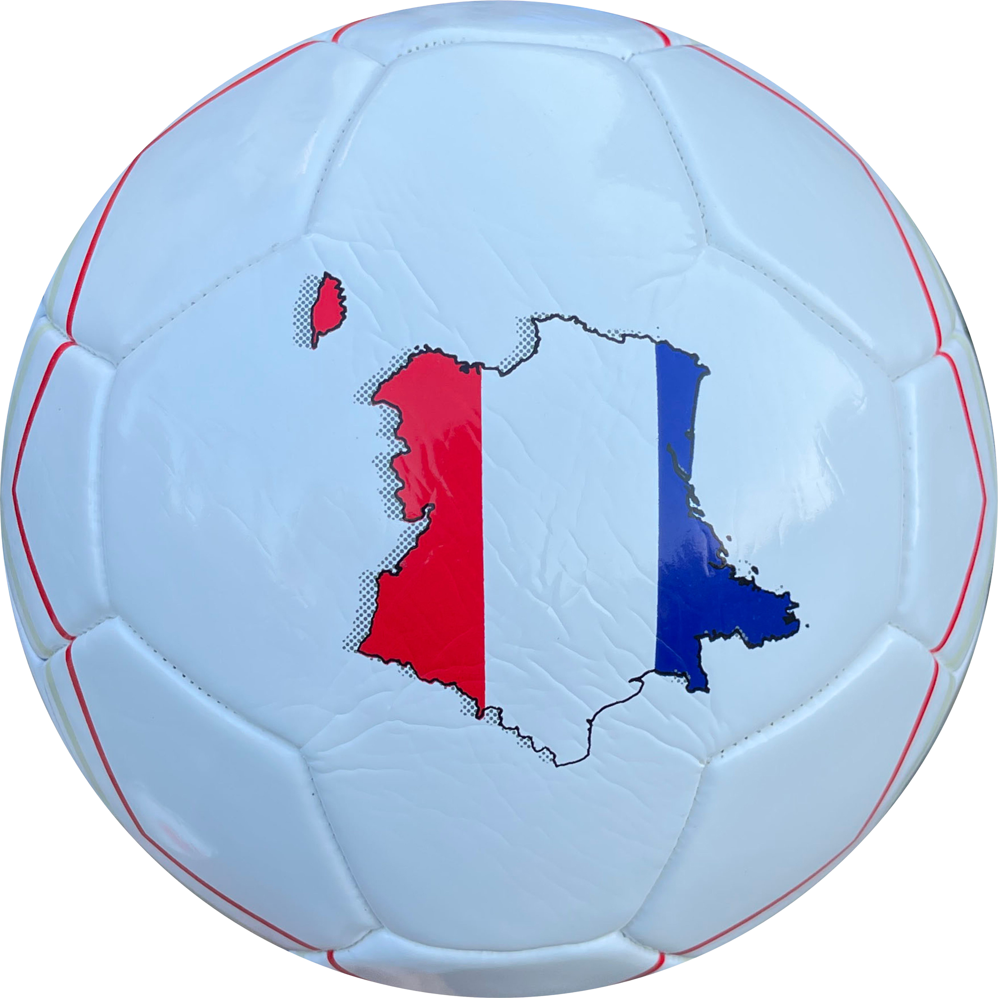 France Nation Mini Football white