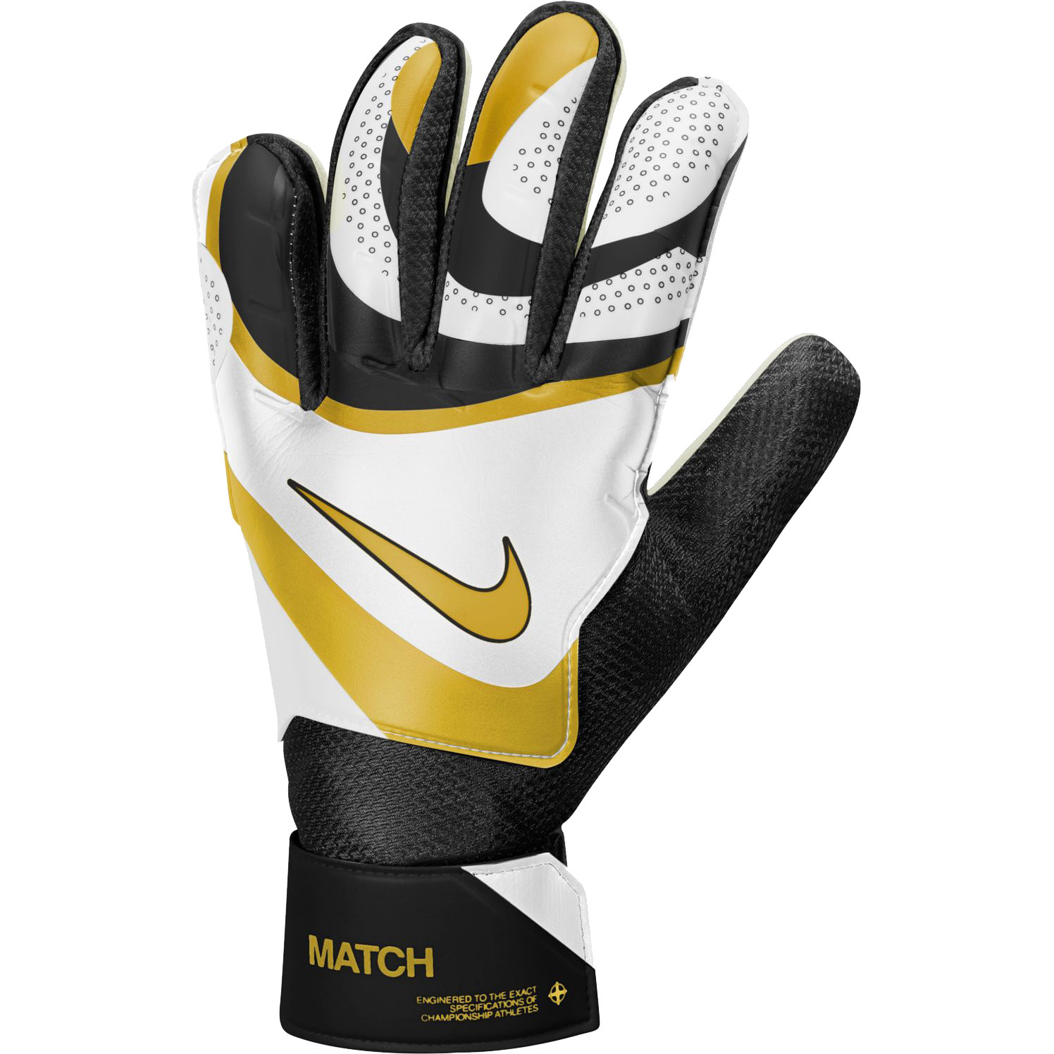 Match Soccer Goalkeeper Gloves black