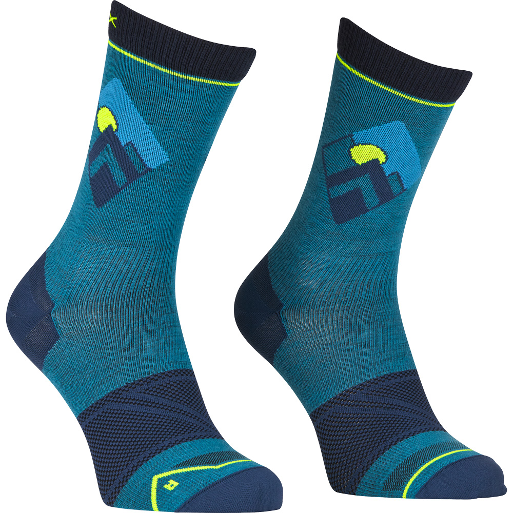 Alpine Light Comp Mid Socken Herren mountain blue