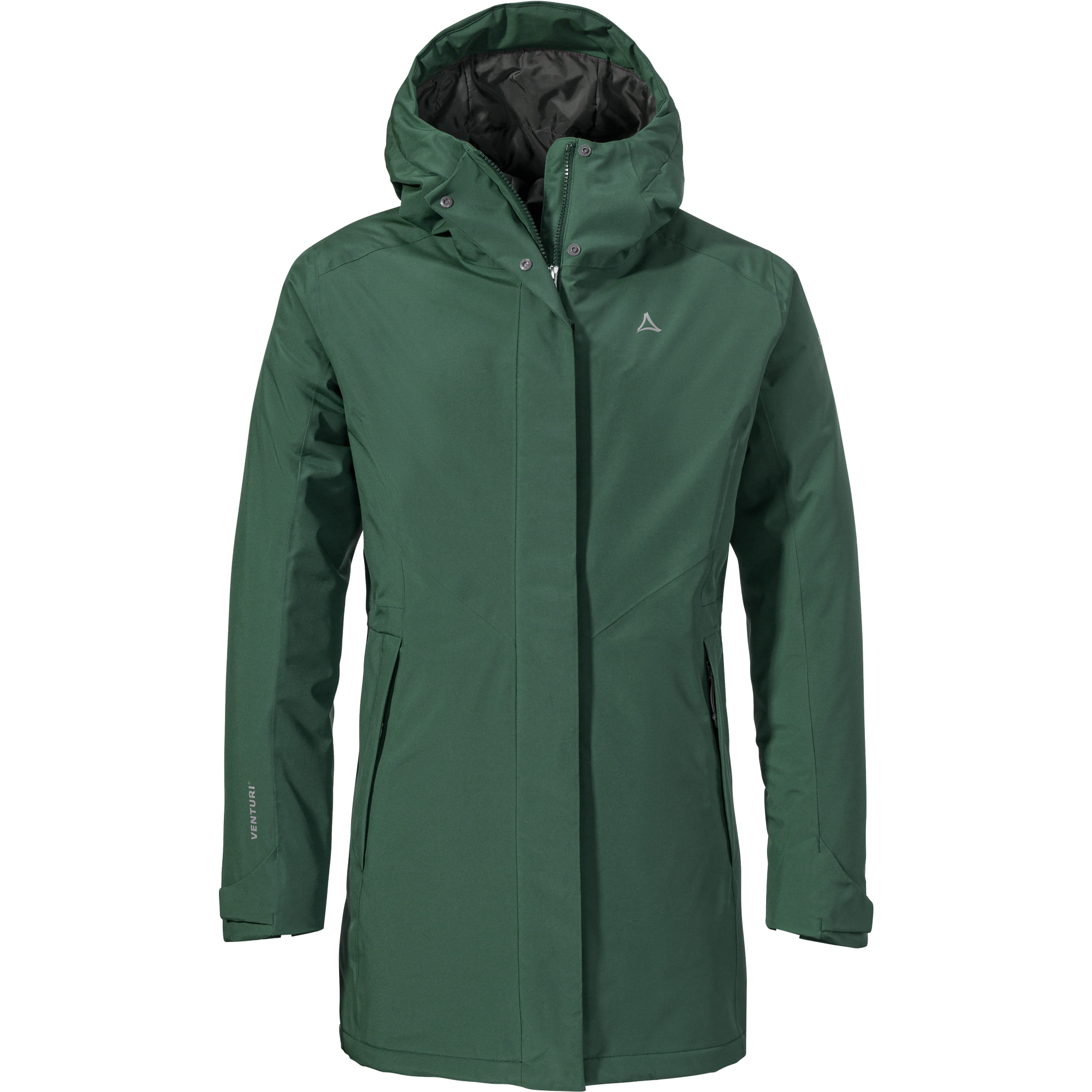 Style Froda Parka Women dark jade