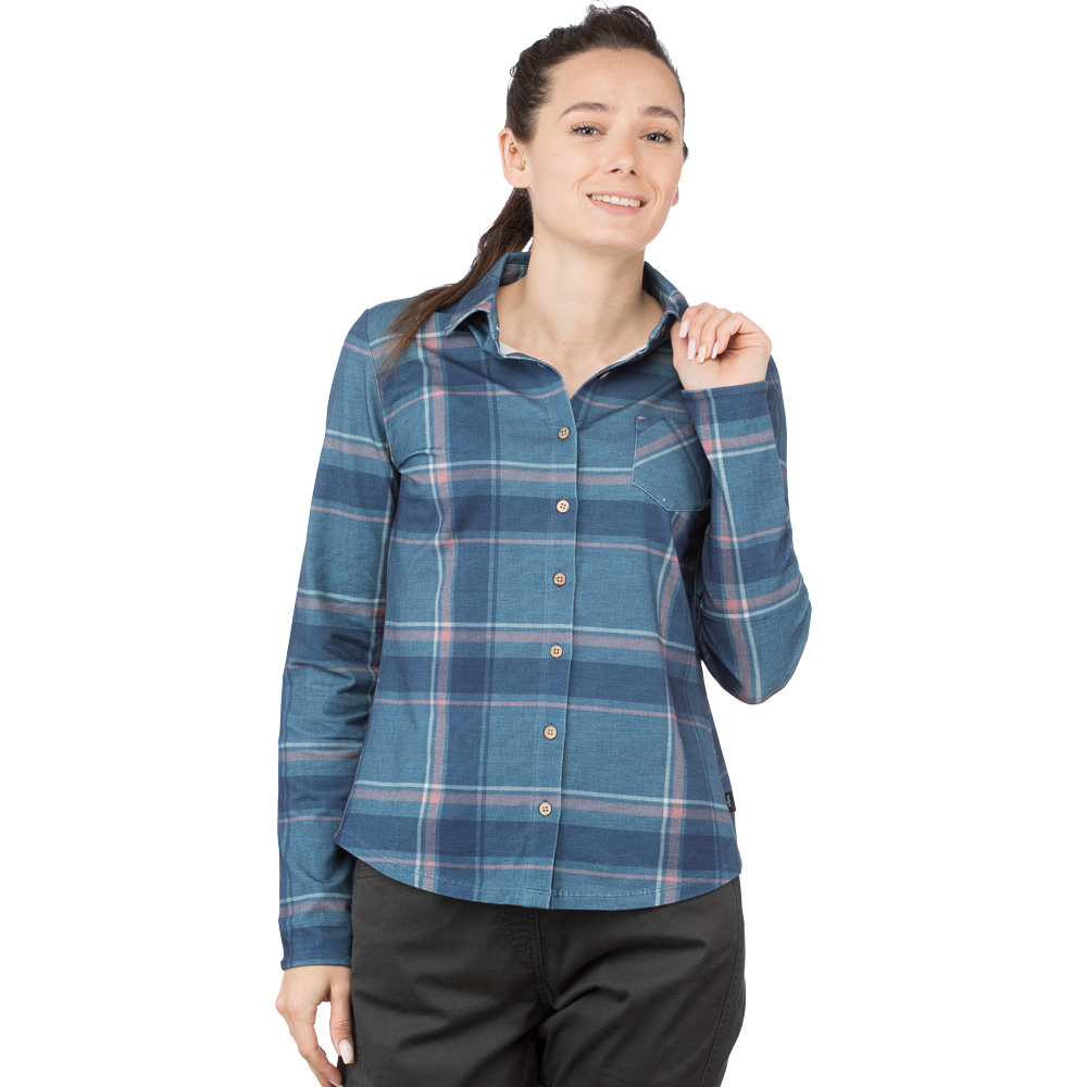 Similaun Shirt Women glencheck blue