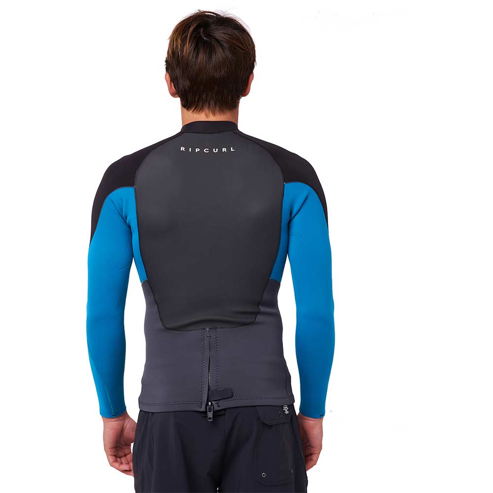 Omega Long Sleeve Neoprene Jacket Men blue