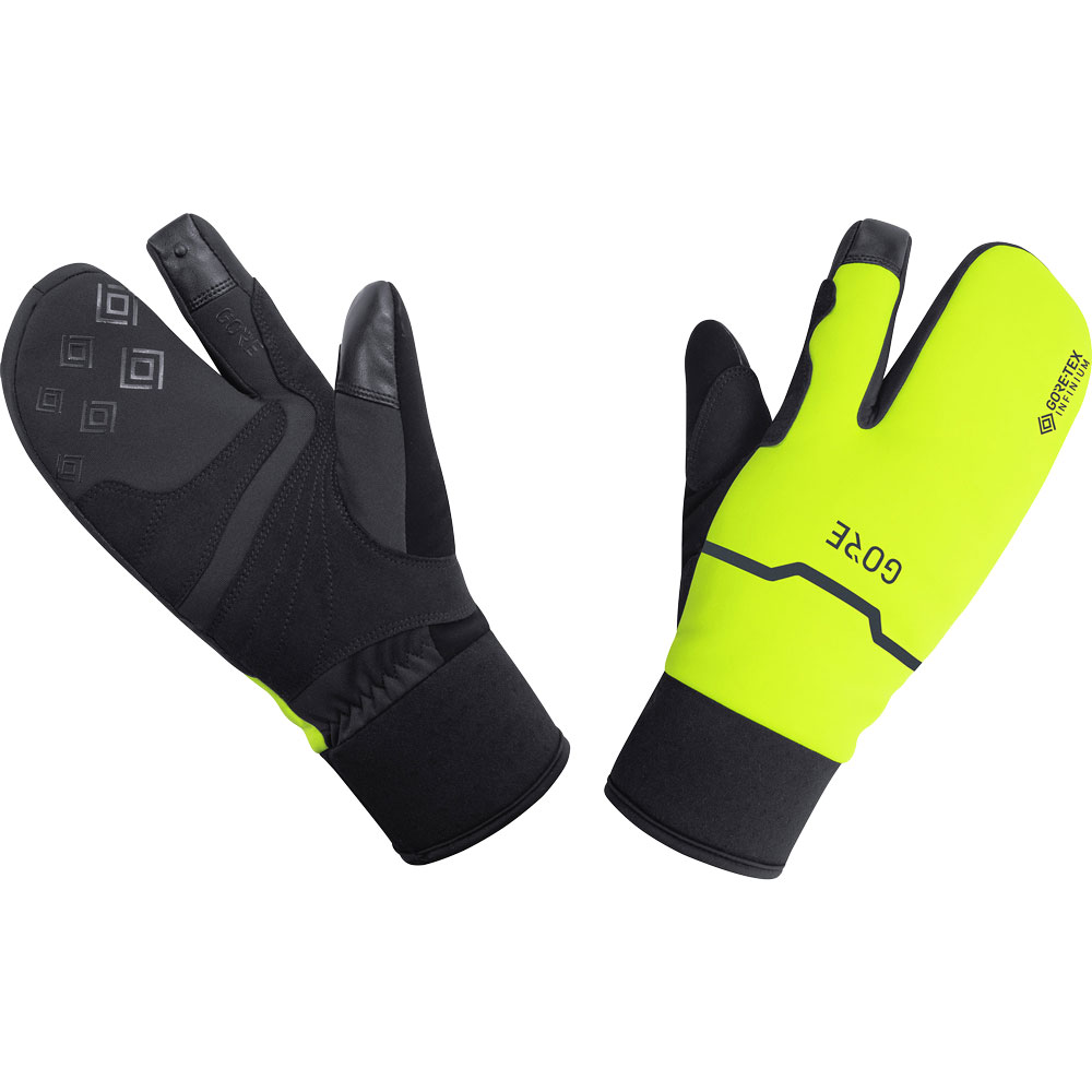 GTX Infinium Thermo Split Bike Gloves Unisex black neon yellow