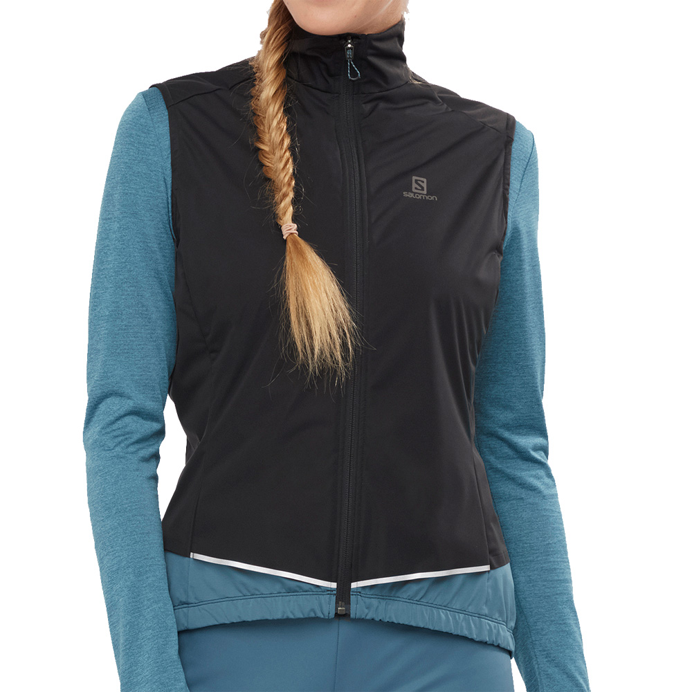 Light Shell Laufweste Damen schwarz mallard blue