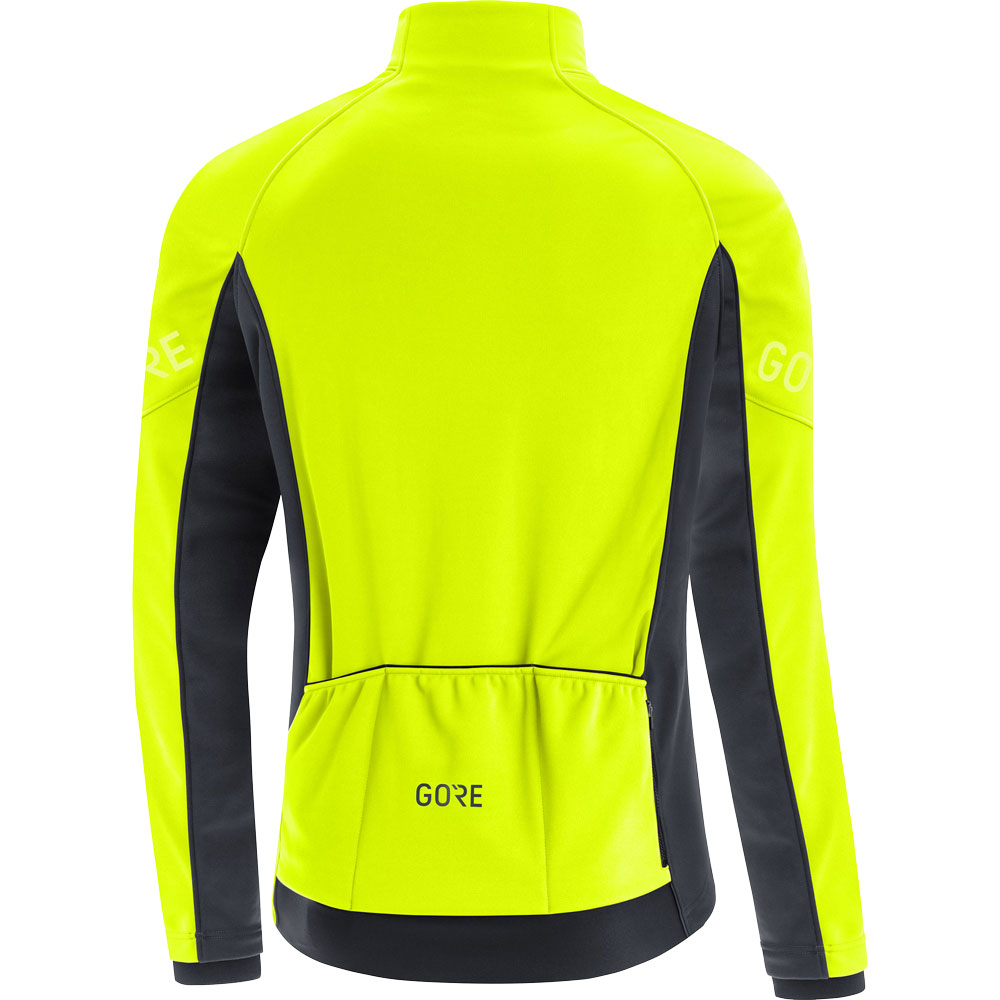 C3 GORE-TEX® Infinium Thermo Radjacke Herren neon gelb schwarz