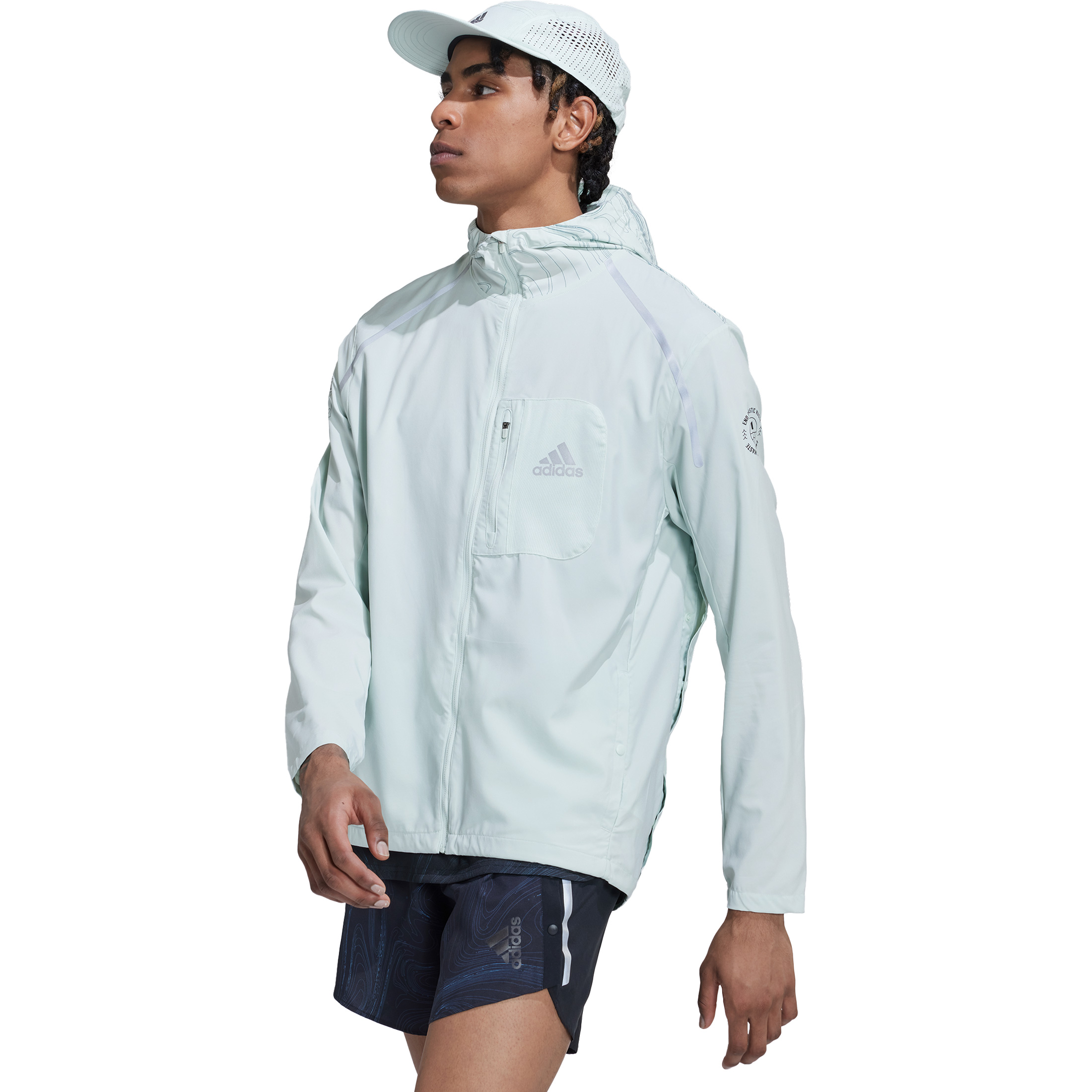 Marathon for the Oceans Laufjacke Herren linen green