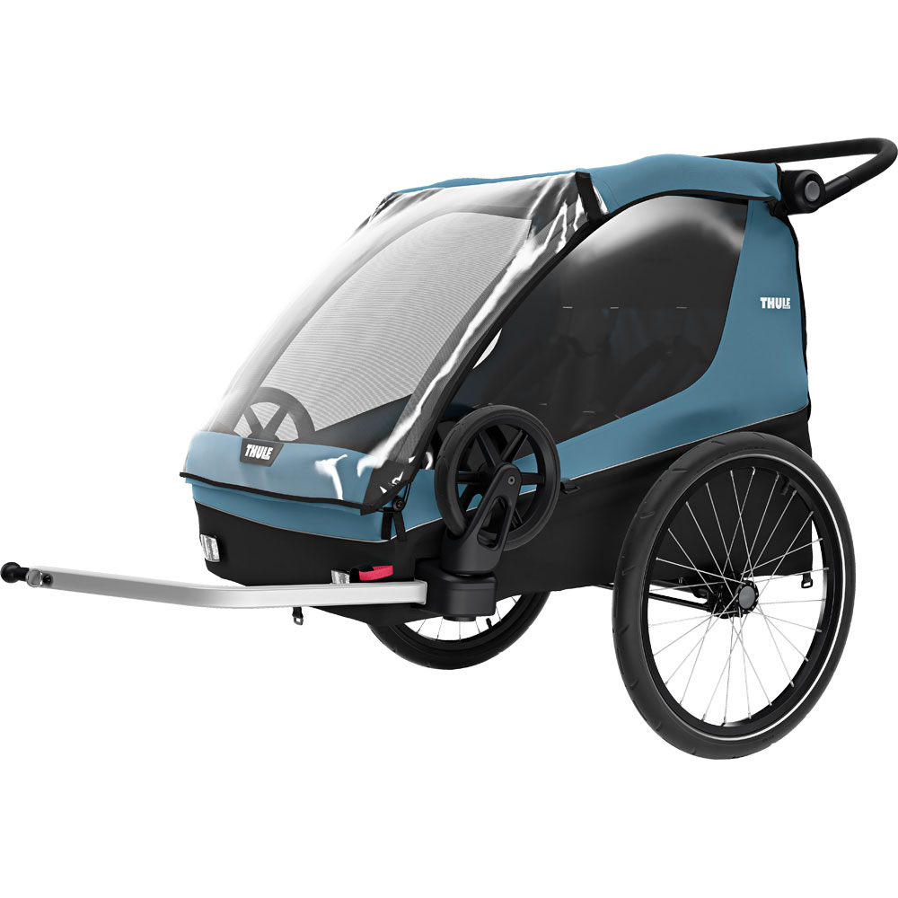 Courier 3 in 1 Bike Trailer aegean blue 2023