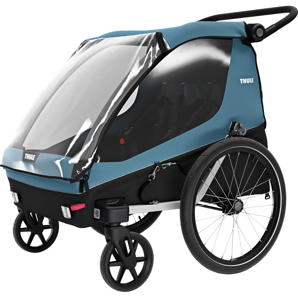 Courier 3 in 1 Bike Trailer aegean blue 2023