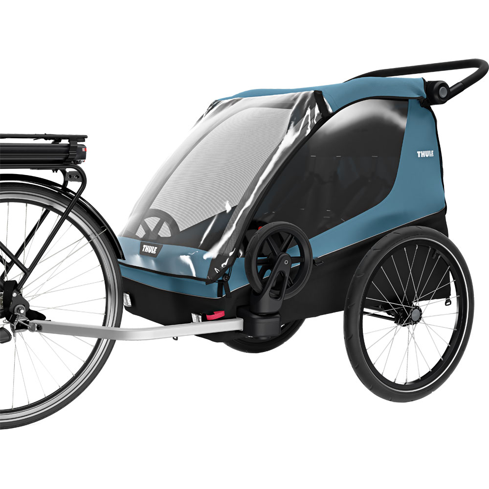 Courier 3 in 1 Bike Trailer aegean blue 2023