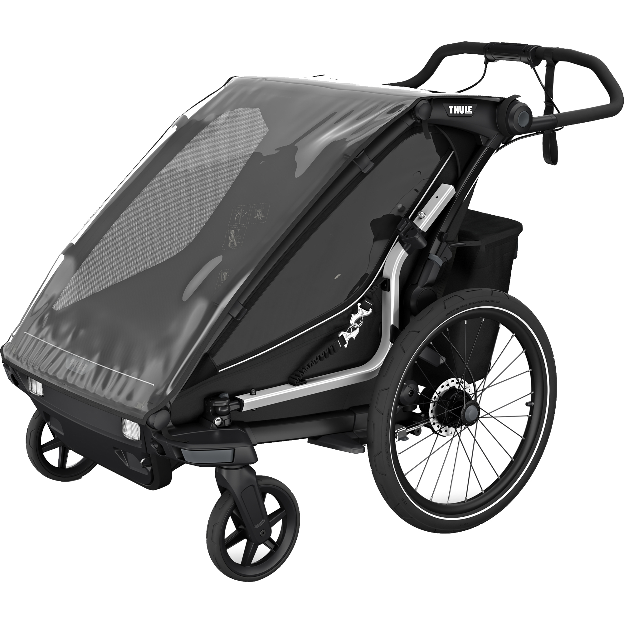 Chariot Sport 2 Single Bike Trailer 1Seat black