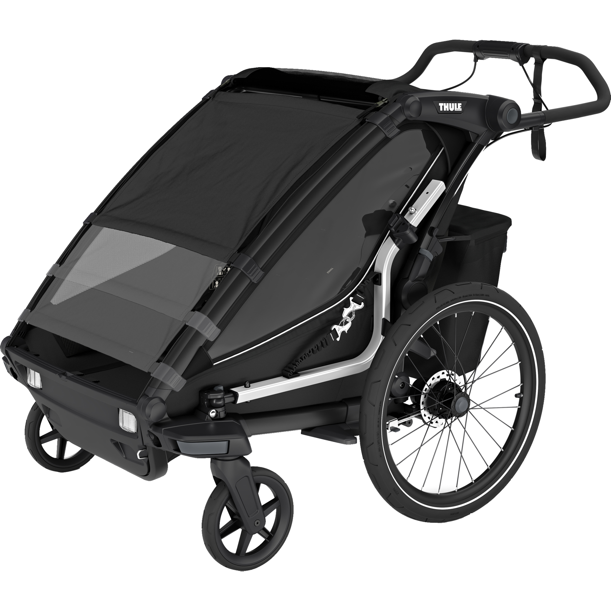 Chariot Sport 2 Single Bike Trailer 1Seat black