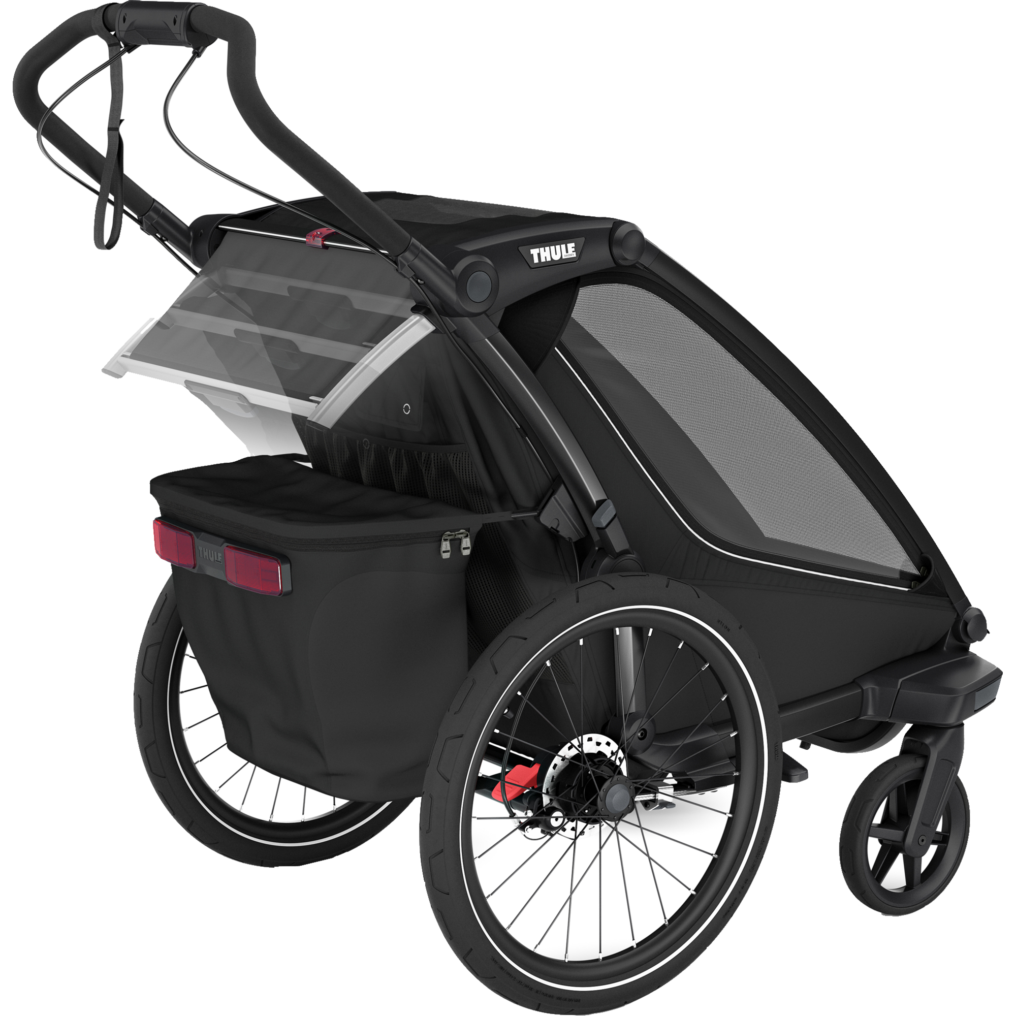 Chariot Sport 2 Single Bike Trailer 1Seat black