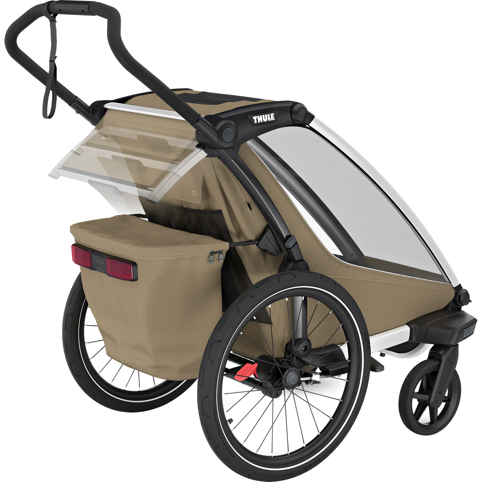 Chariot Cross 2 Single Bike Trailer 1Seat khaki