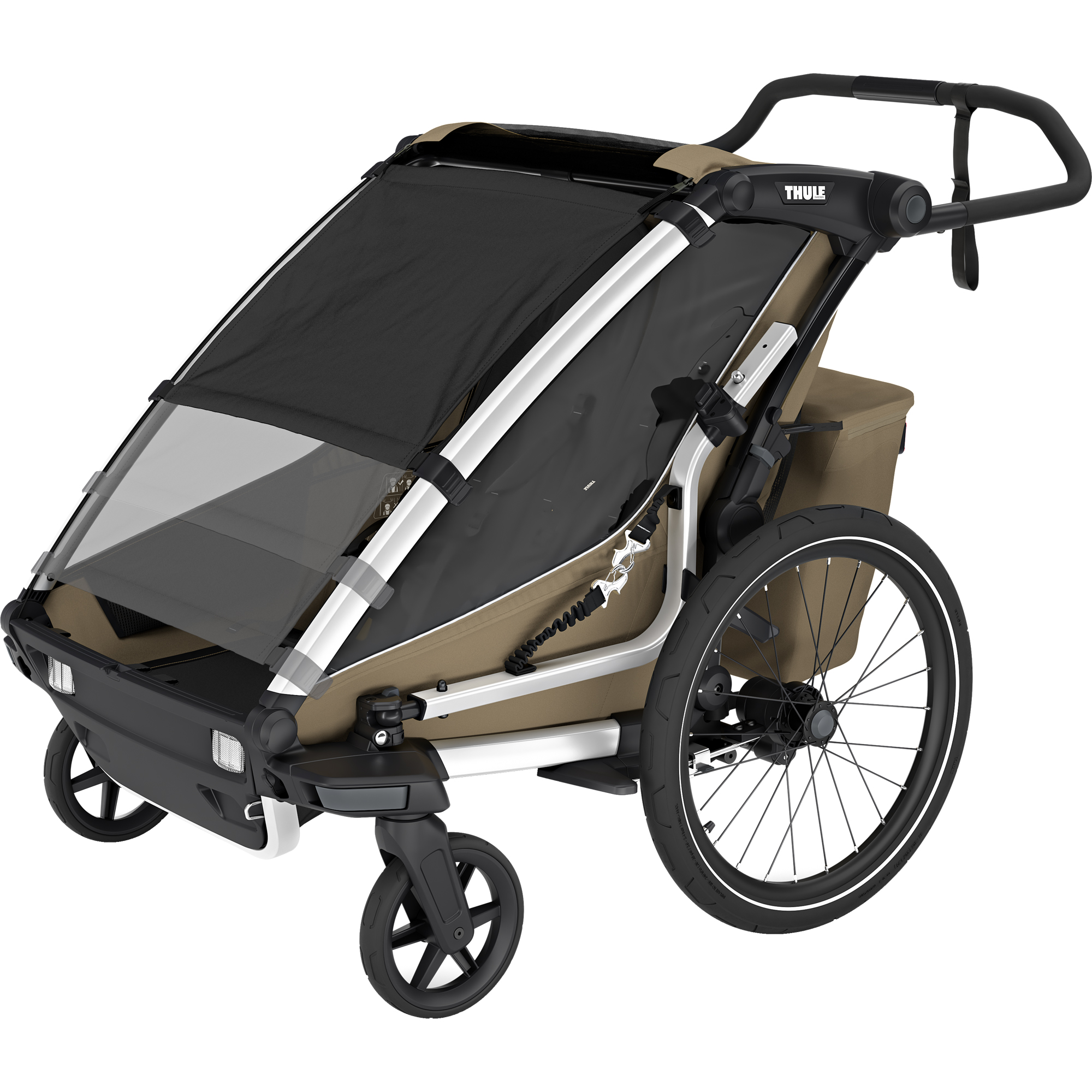 Chariot Cross 2 Single Bike Trailer 1Seat khaki