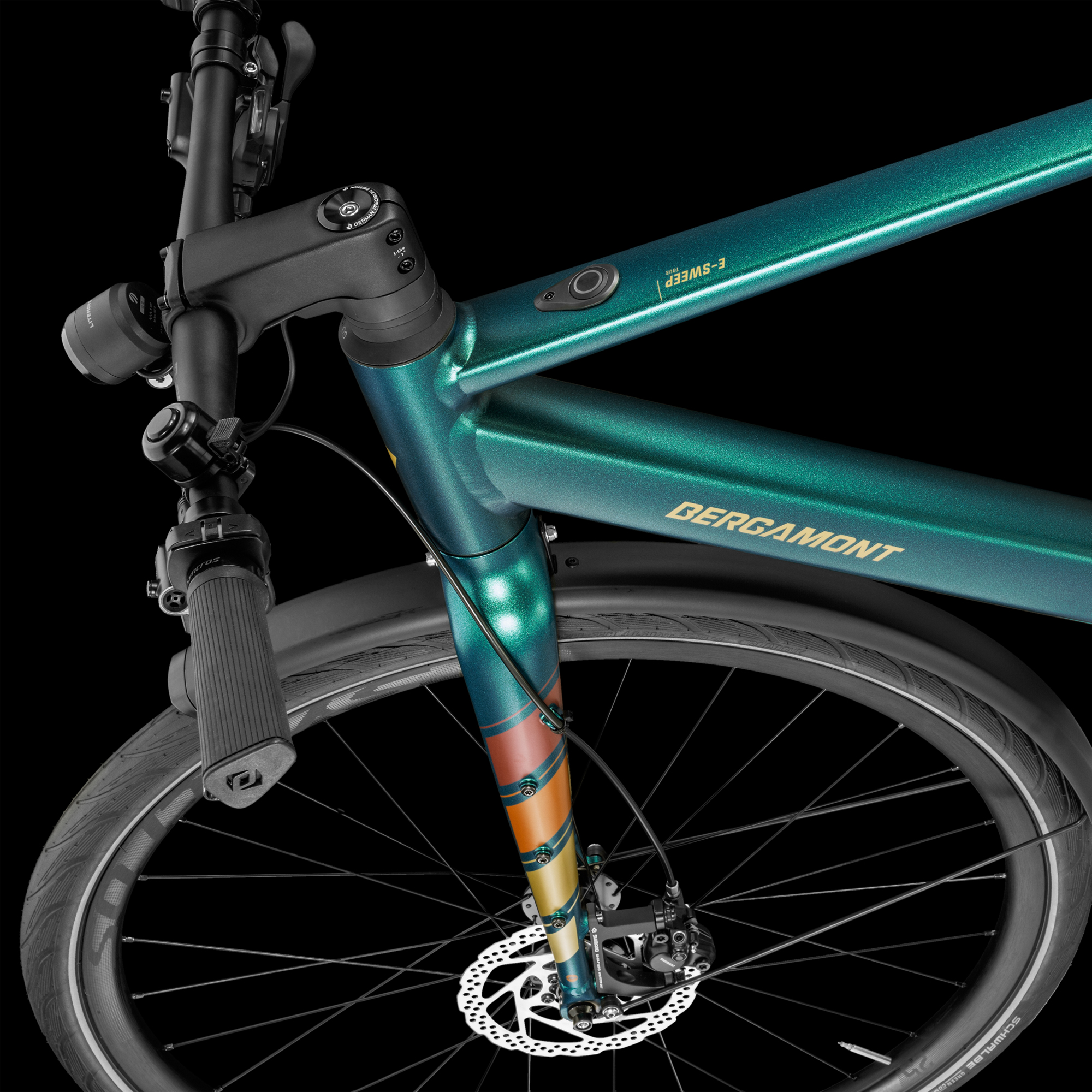 E-Sweep Tour E-Trekking Bike matt dark green