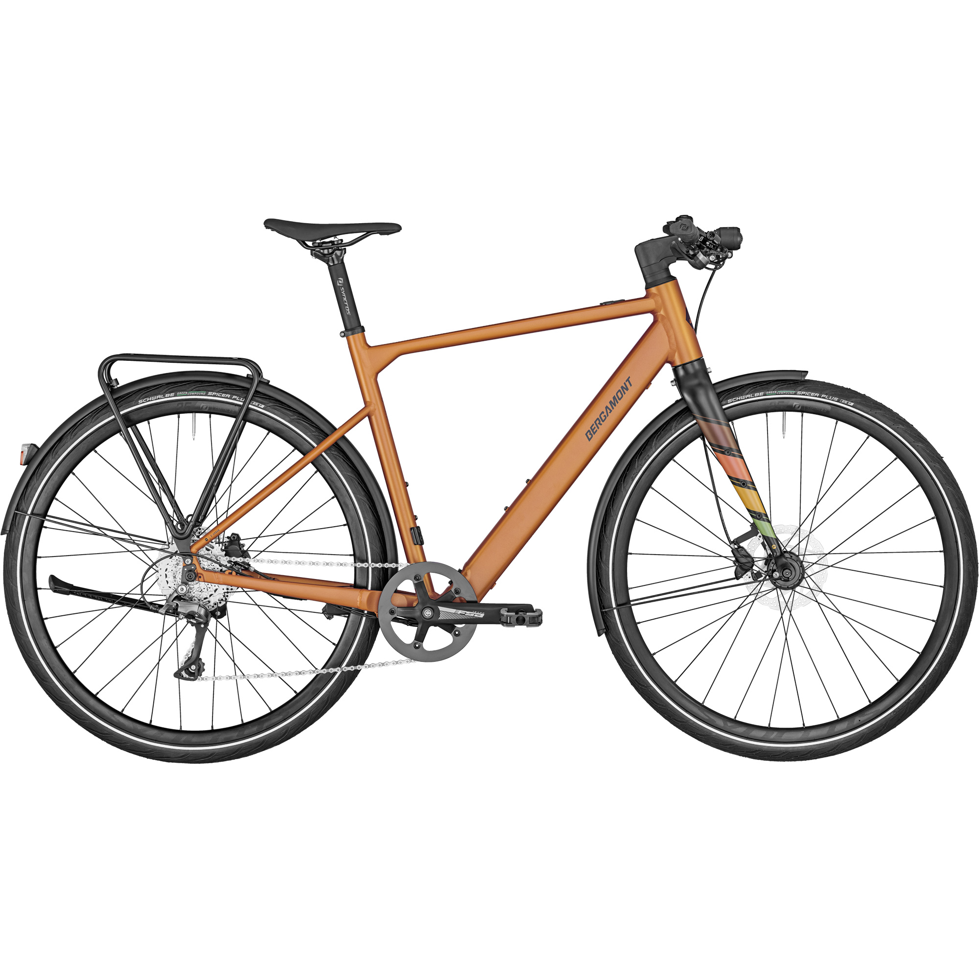 E-Sweep Sport E-Trekking Bike matt rusty orange