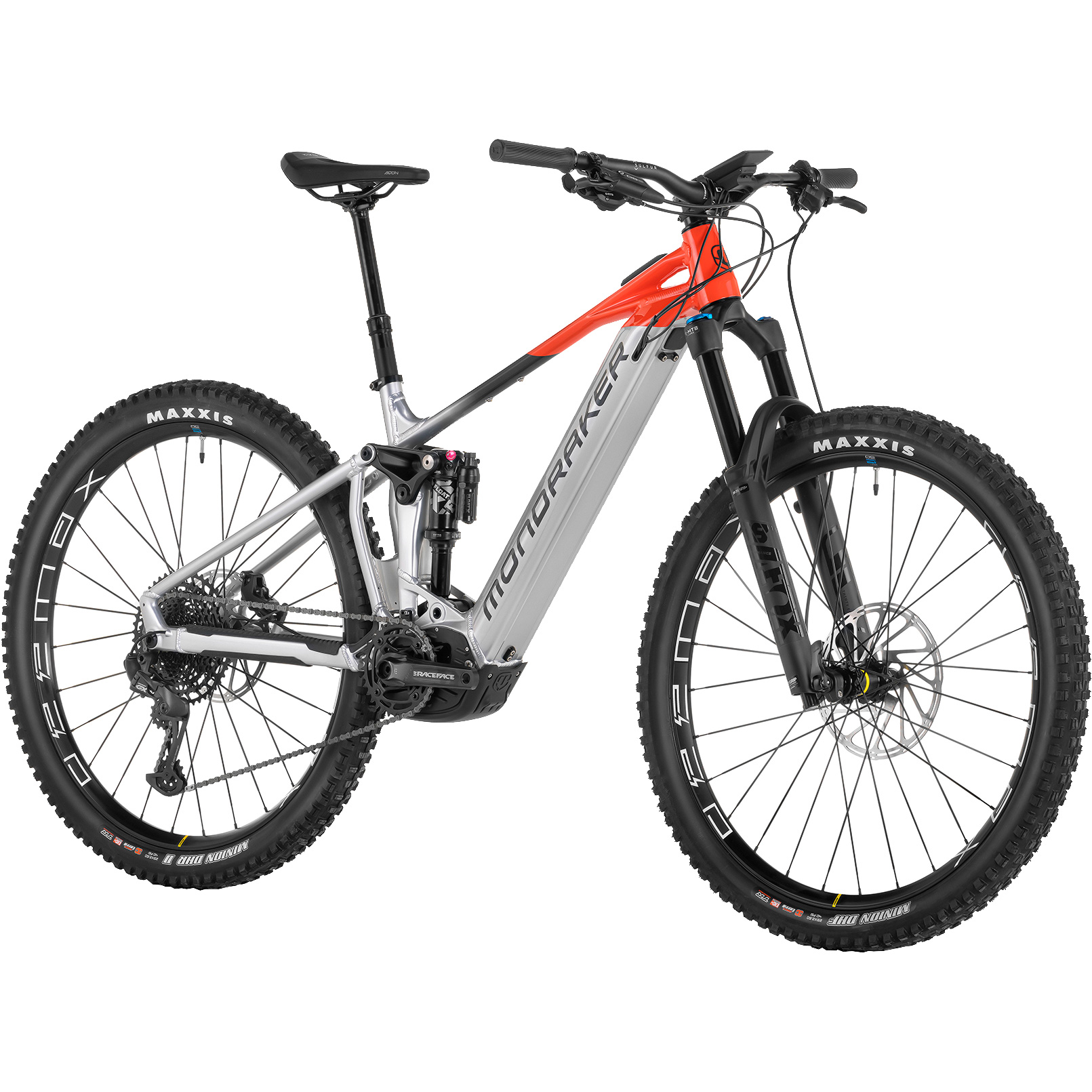 Crafty R E-MTB Fully racing silver