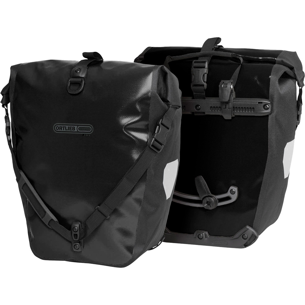 Back-Roller Free 2 Stück 40l Fahrradtaschen schwarz