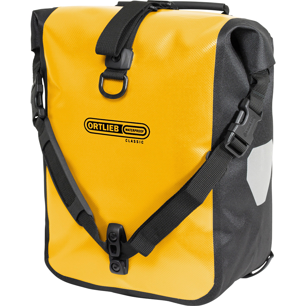 Sport-Roller 25l 2 Pieces Bicycle Bags sunyellow black