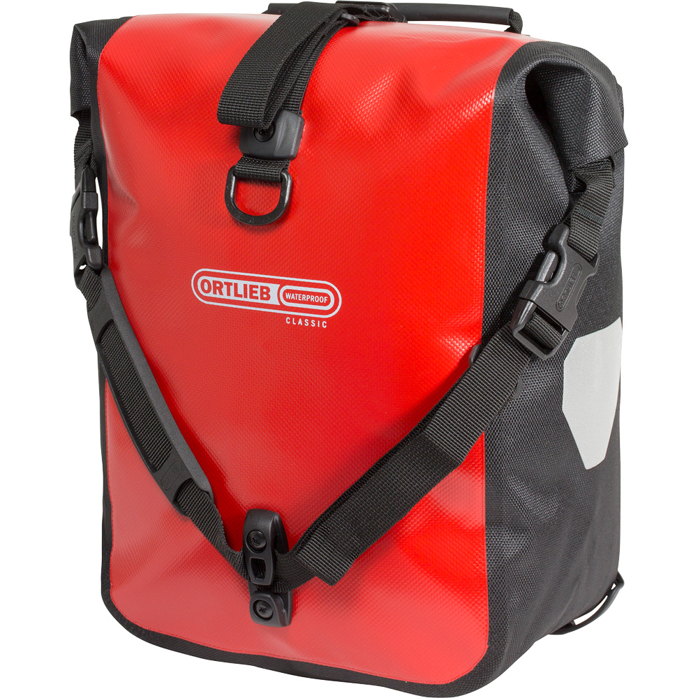 Sport-Roller 25l 2 Pieces Bicycle Bags red black