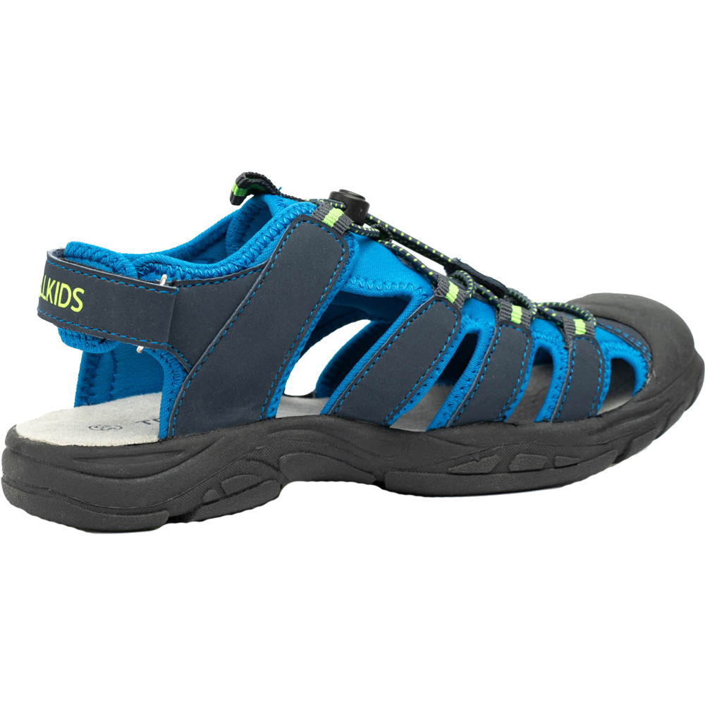 Kvalvika Sandal Kids navy viper green