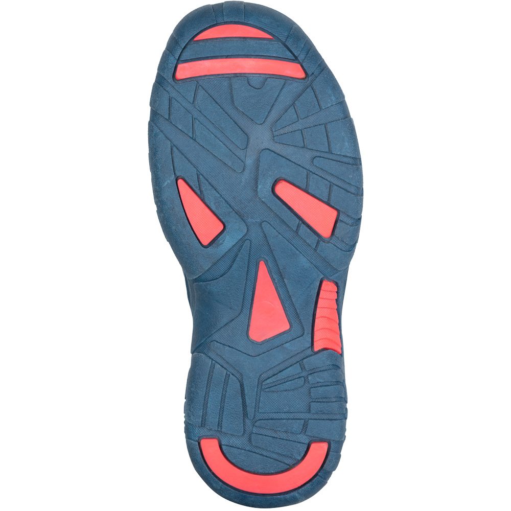 Kvalvika Sandal Kids dolphin blue spicy red