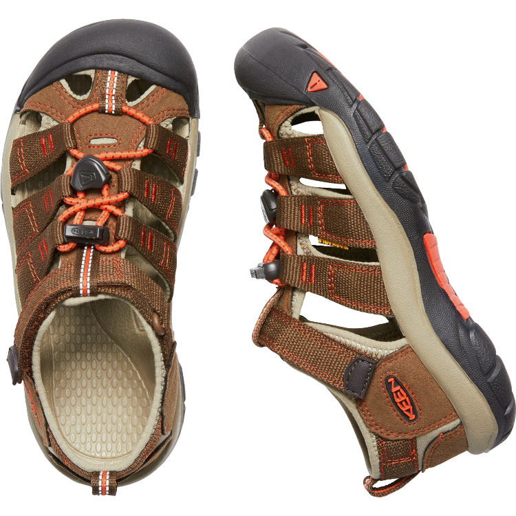 Newport H2 Trekking Sandals Kids dark earth