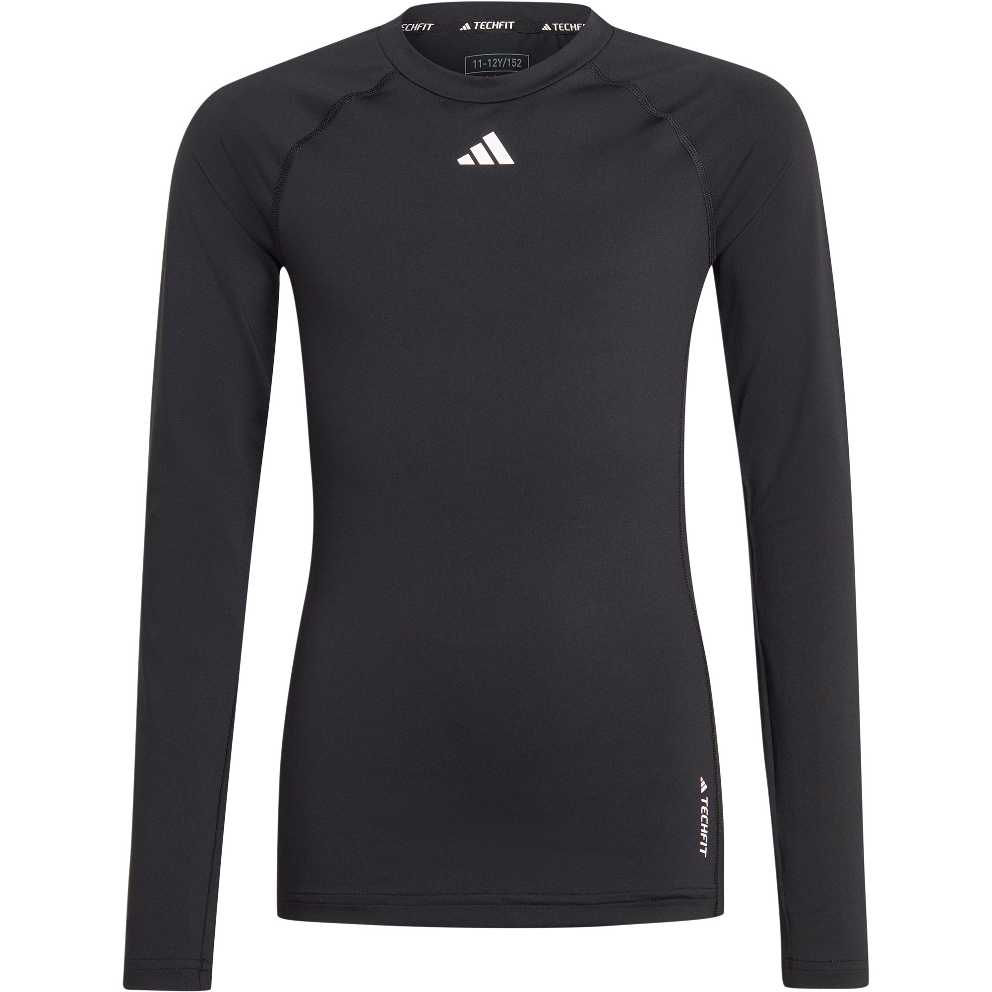 Aeroready Techfit Longsleeve Shirt Kinder schwarz