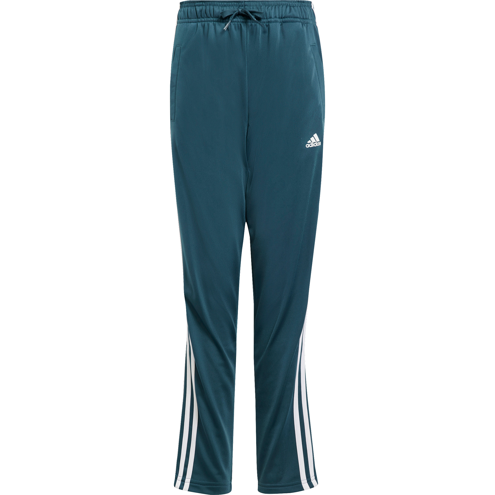 Essentials 3-Stripes Tracksuit Girls semi flash aqua