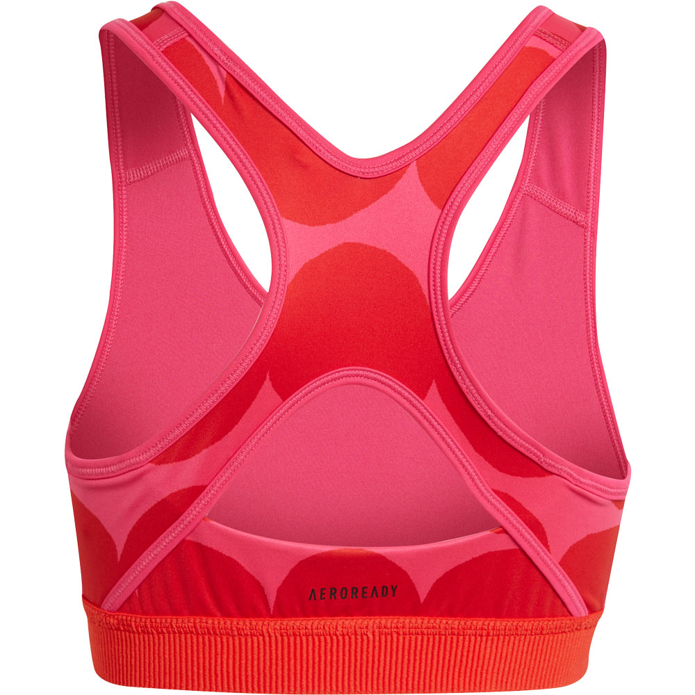 Marimekko Believe This Training Sports Bra Girls team real magenta