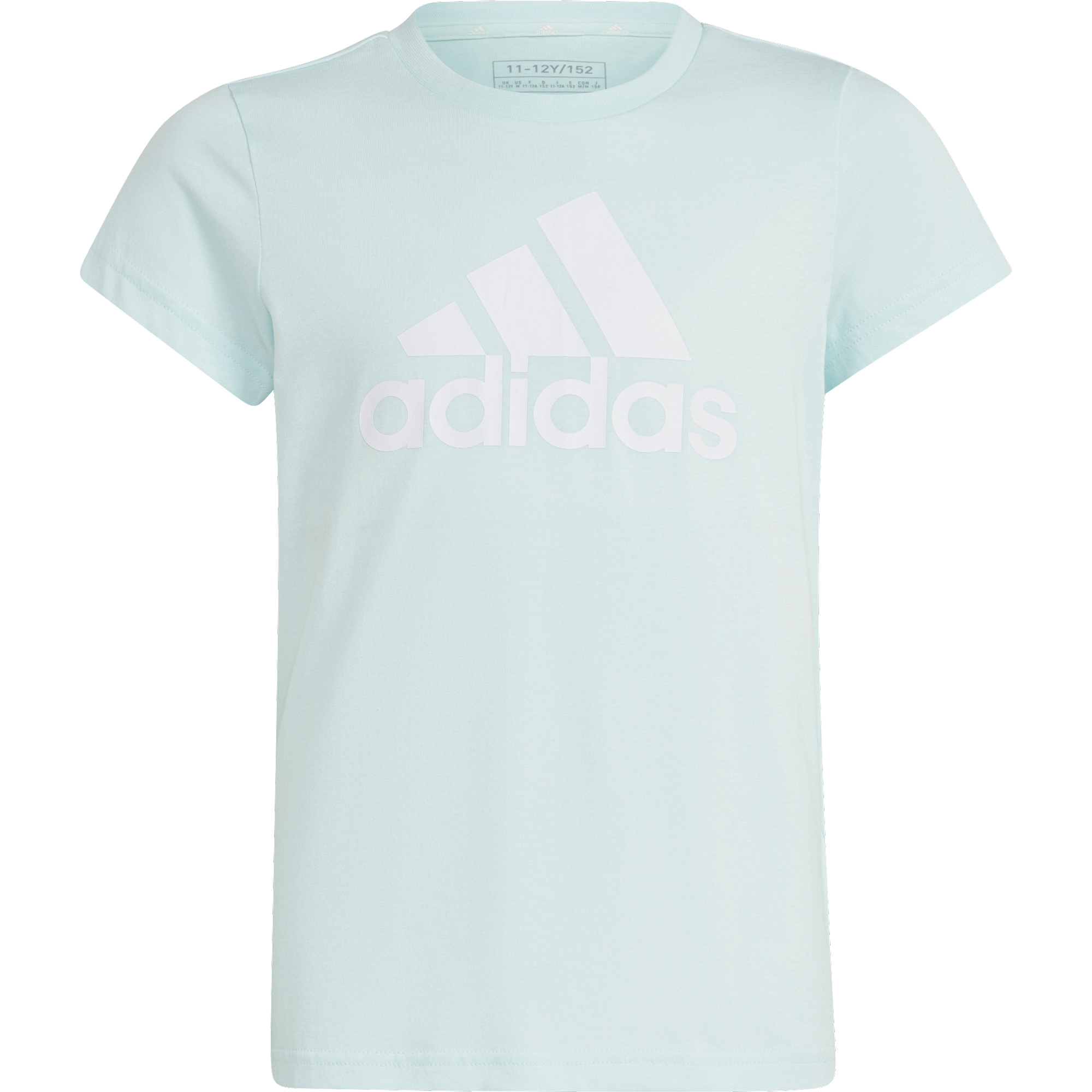 Essentials Big Logo Cotton T-Shirt Girls halo mint