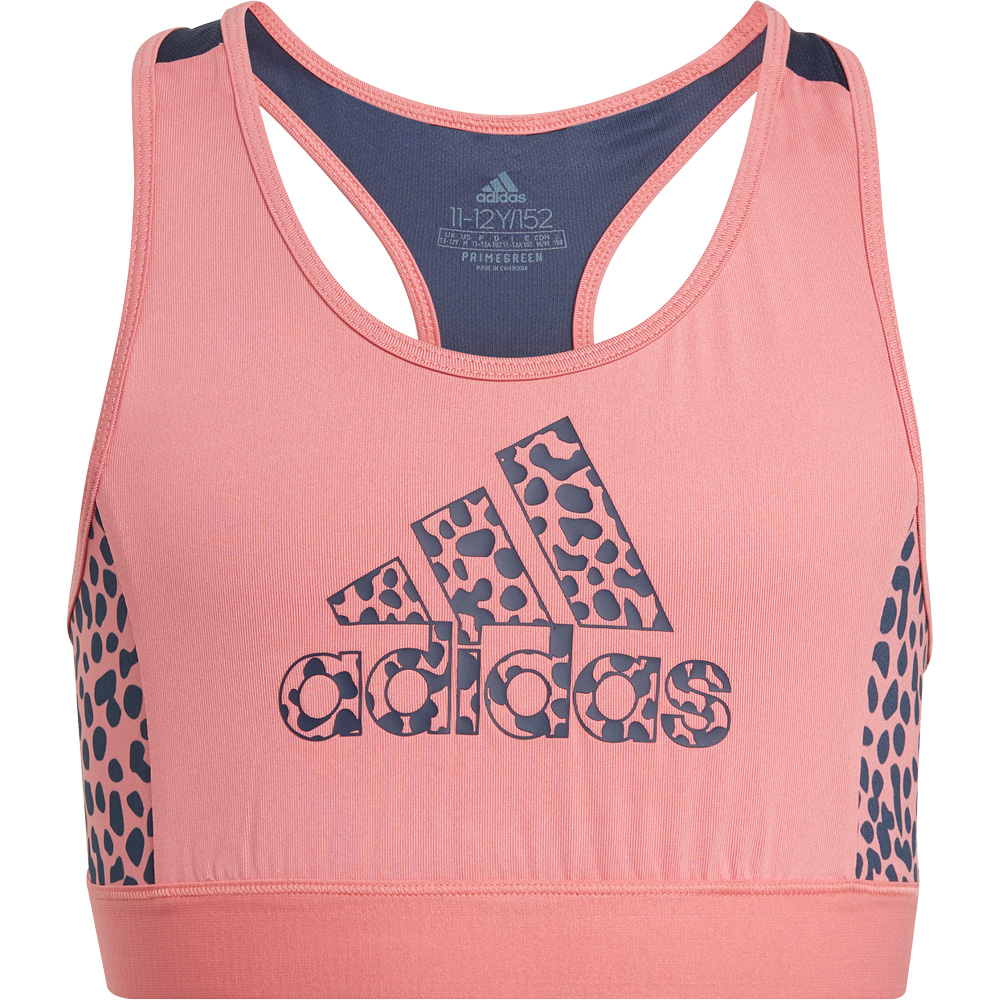 Designed To Move Leopard Sports Bra Girls hazy rose