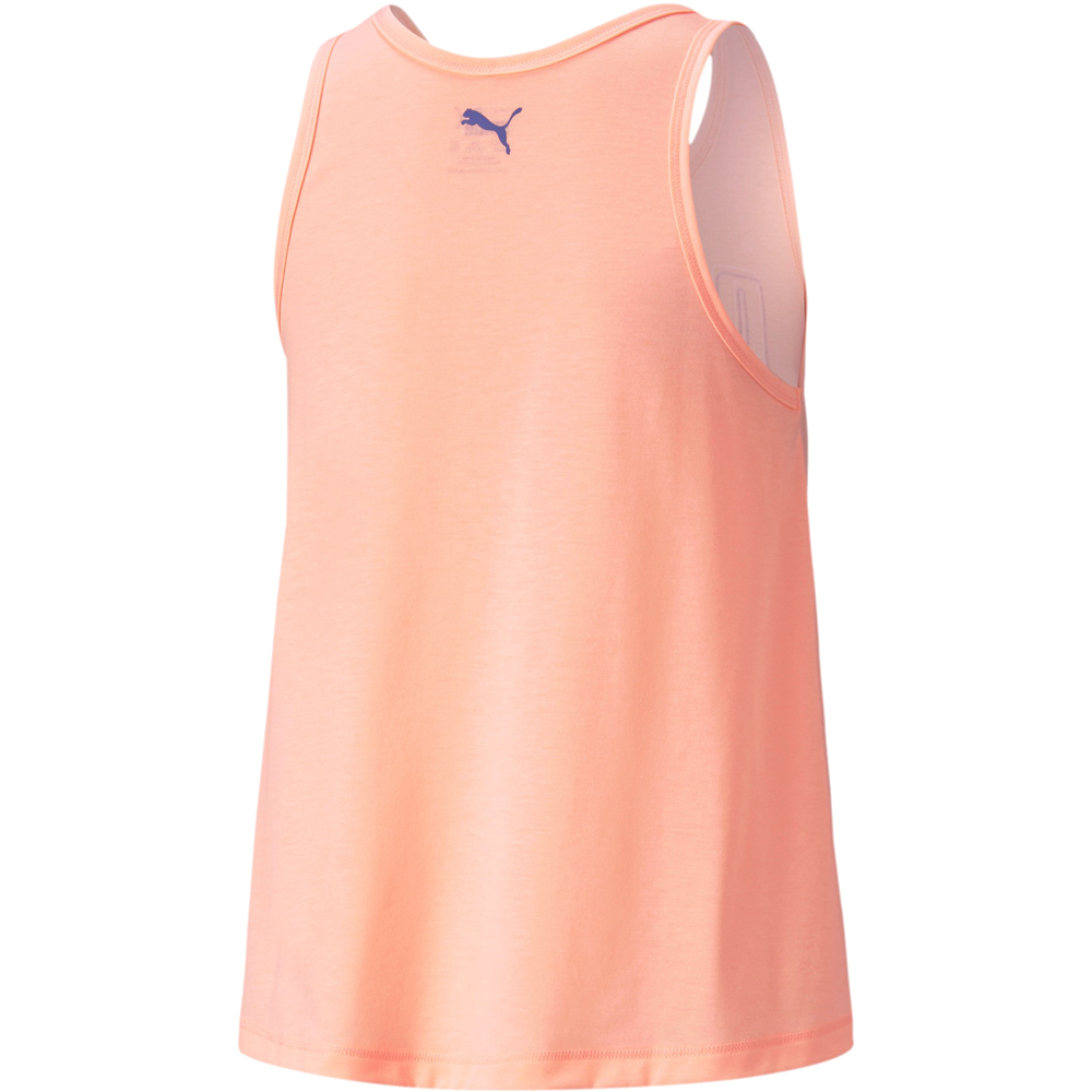 Runtrain Tanktop Mädchen elektro peach