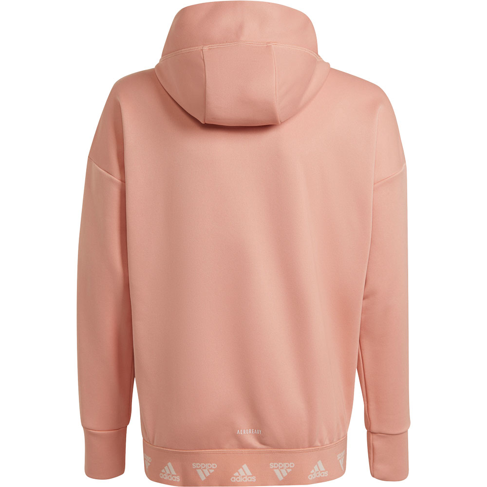 Aeroready Up2Move Training Loose Kapuzenjacke Mädchen ambient blush