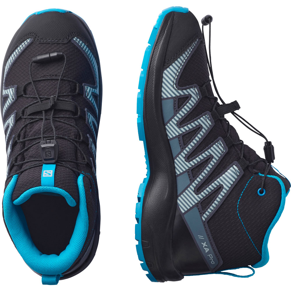 XA Pro V8 MID CSWP Wanderschuhe Kinder black