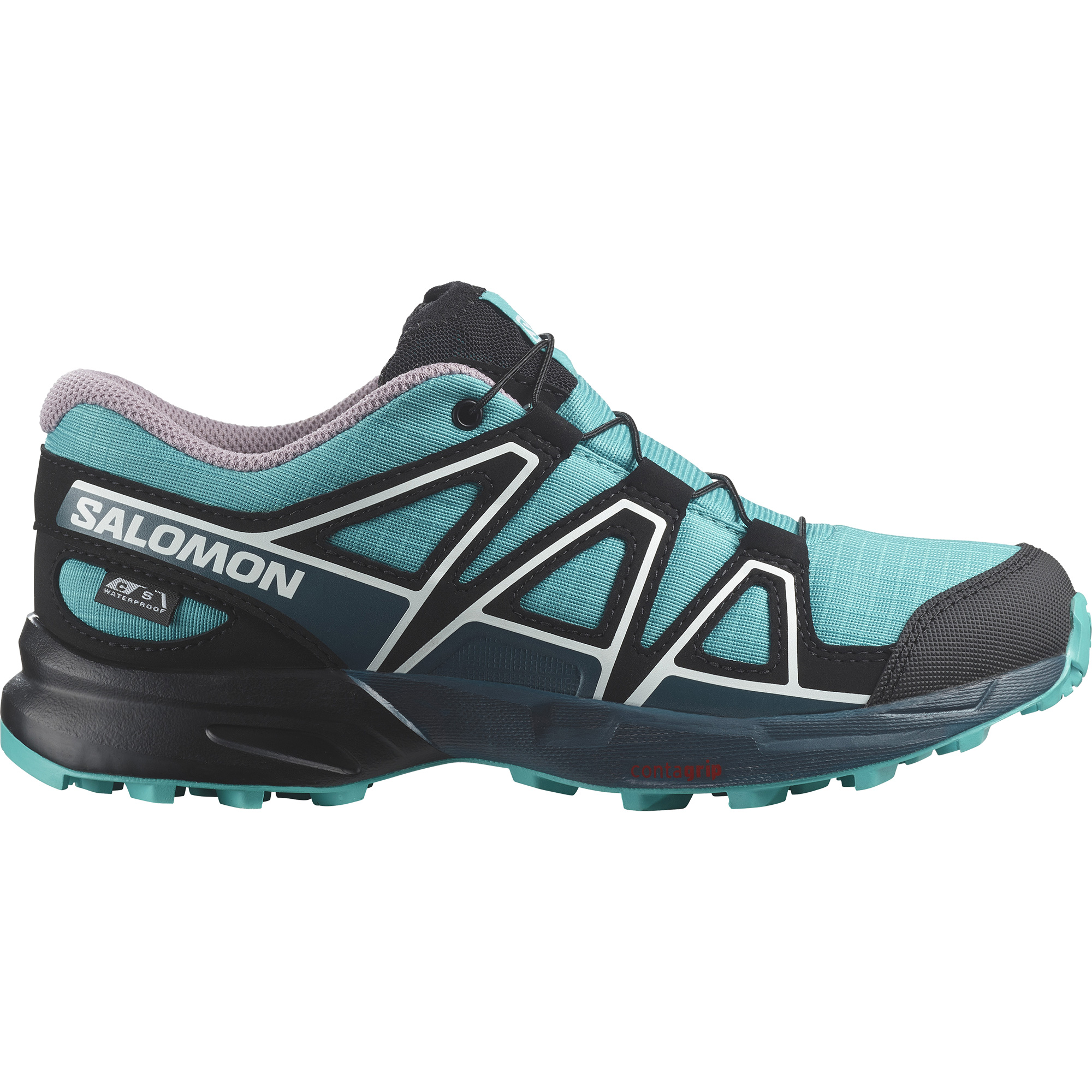 Speedcross  Climasalomon™ Waterproof Trailrunning Shoes Kids peacock blue