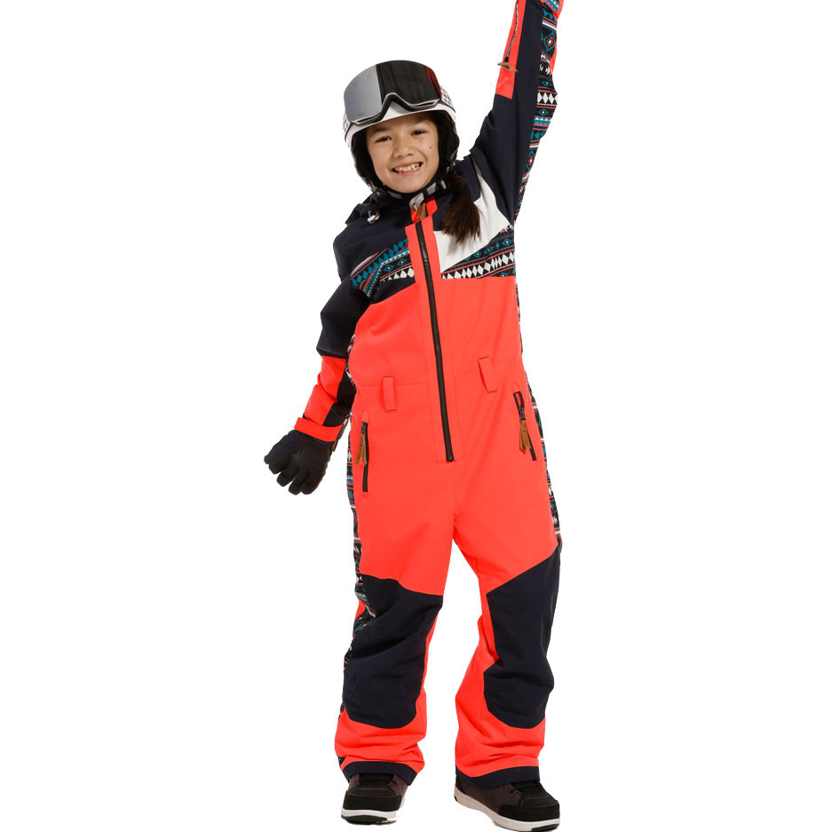 Suzanne-R Junior Snow Suit Girls hot coral