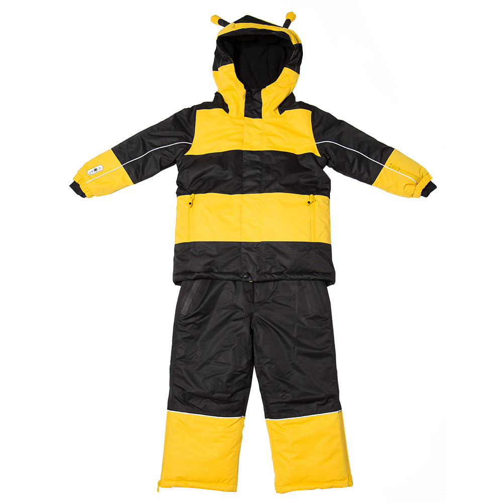 Bee Snowsuit 2-Parts Kids yellow-black