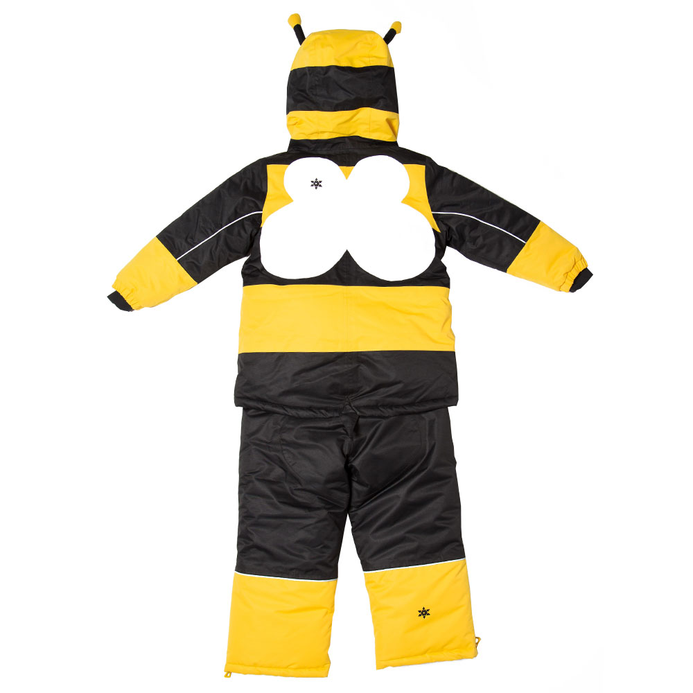 Bee Snowsuit 2-Parts Kids yellow-black