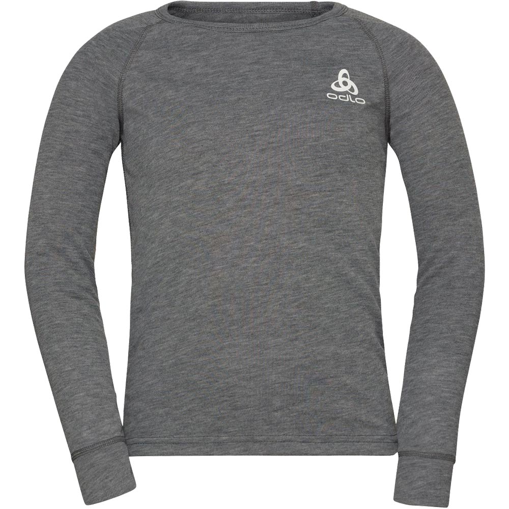 Active Warm Eco Longsleeve Kids odlo steel grey melange