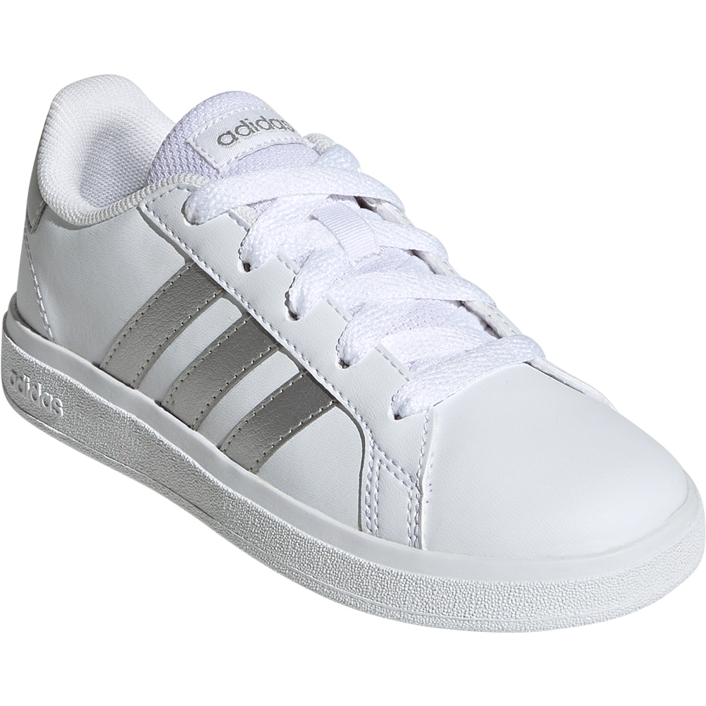 Grand Court 2.0 Tennis Lace-Up Sneaker Kids footwear white