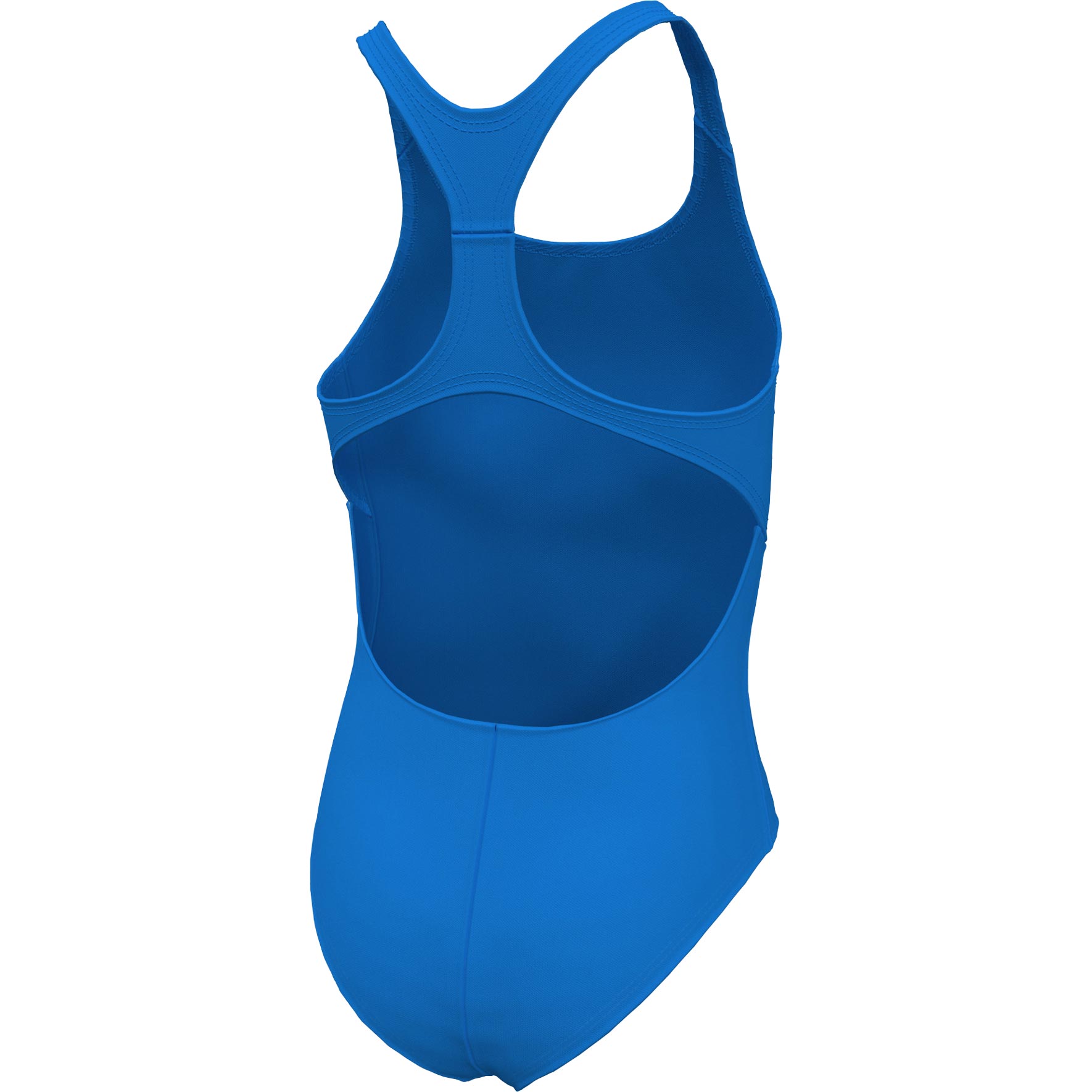 Racerback One Piece Swim Suit Girls blue