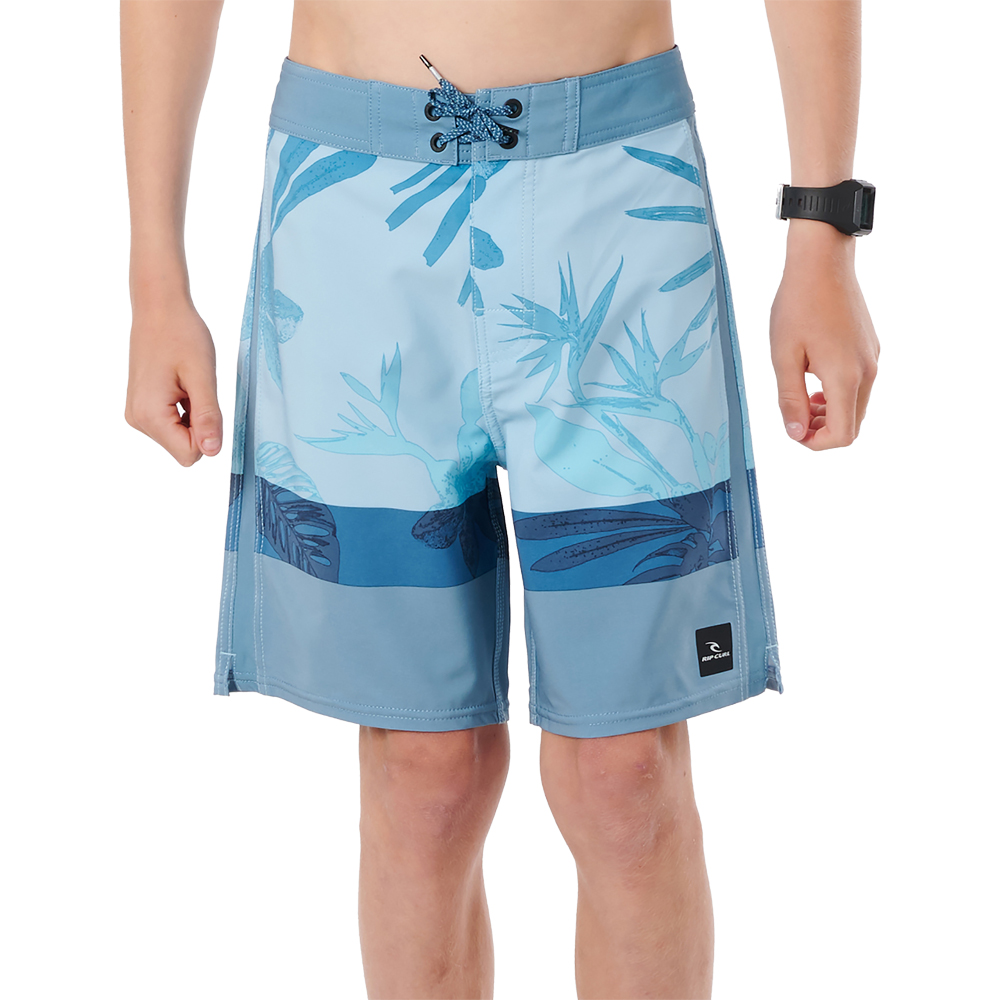 Mirage Fader Boardshort Boys mid blue