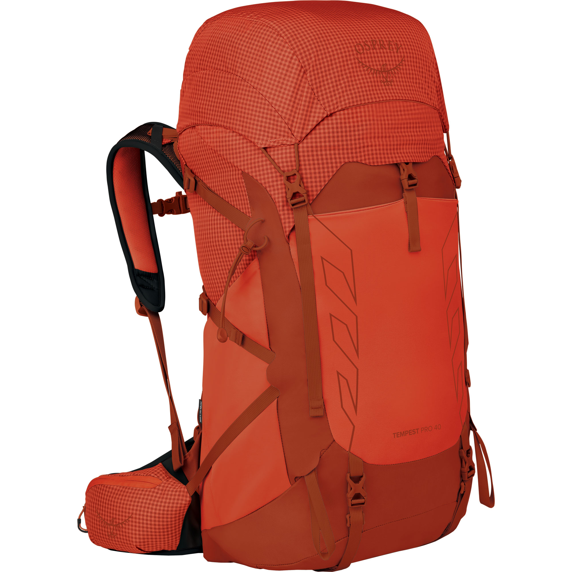 Tempest Pro 40l Trekking Backpack Women mars orange