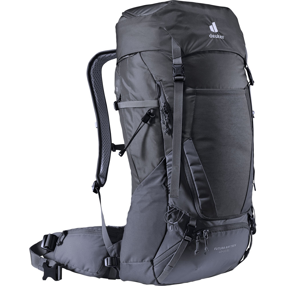 Futura Air Trek 45 +10l SL Trekkingrucksack Damen black graphite