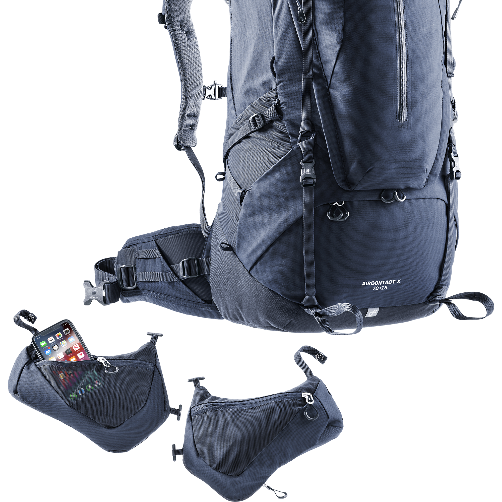 Aircontact X 70l +15 Trekking Backpack ink