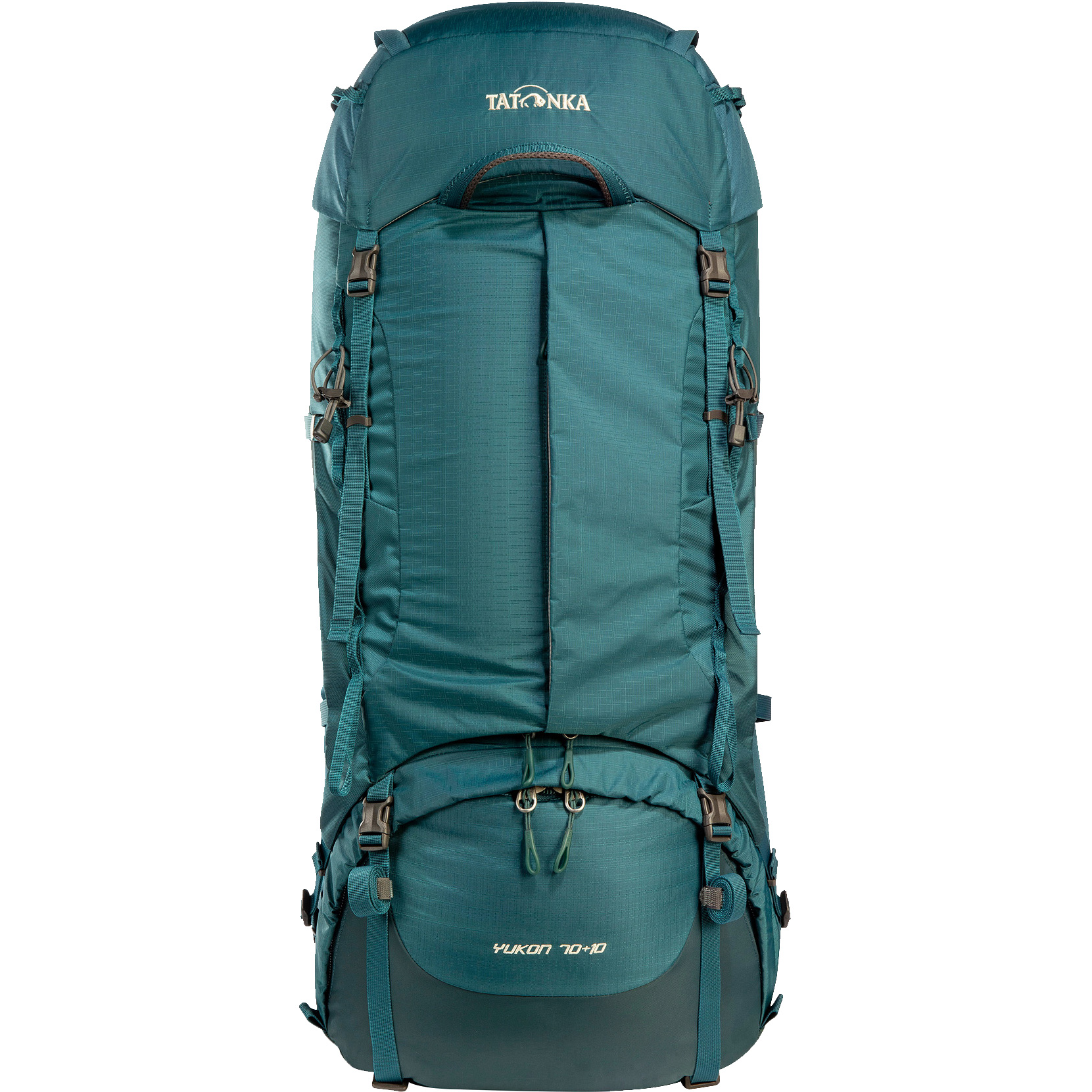 Yukon 70l+10l Trekking Backpack teal green