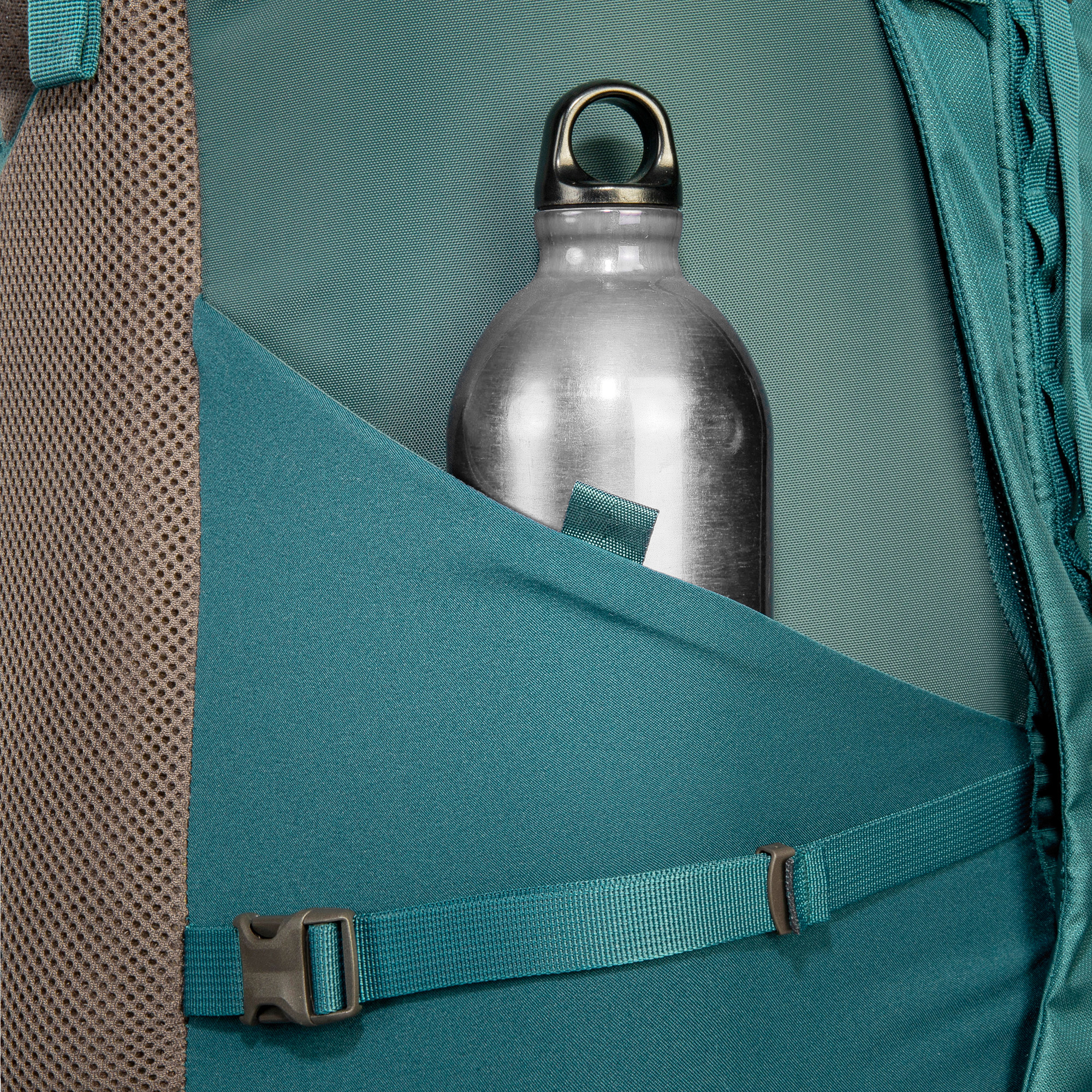 Yukon 70l+10l Trekking Backpack teal green