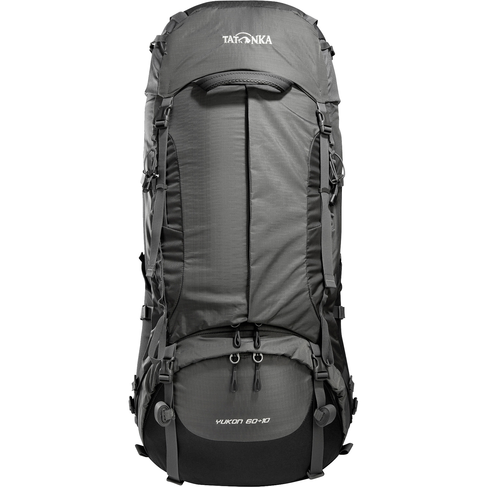 Yukon 60l+10l Trekking Backpack titan grey