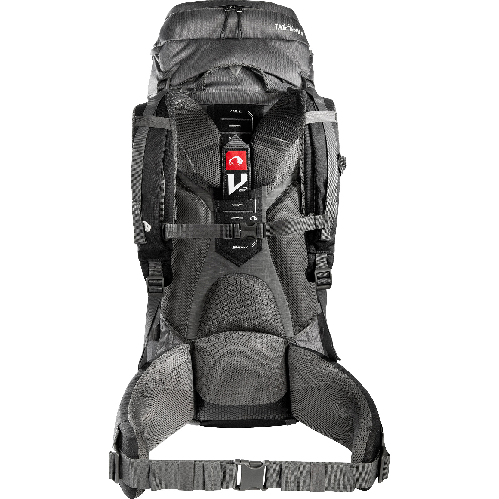 Yukon 60l+10l Trekking Backpack titan grey